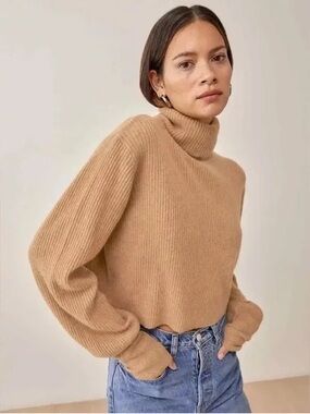 Reformation Luisa Cashmere Sweater L